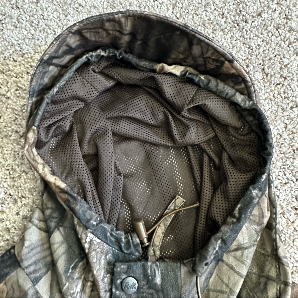 Pella Realtree Hardwoods Camo Full Zip Jacket Vintage Mens Size 2X REG Mesh Line - Picture 4 of 15